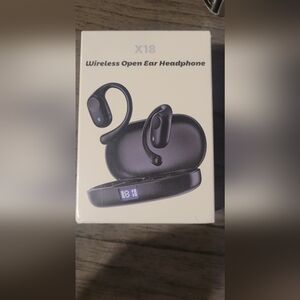 Wireless Open Ear Headphones - Black